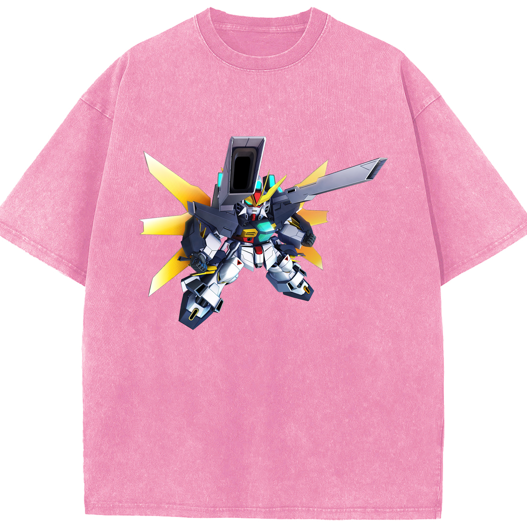 （画像用） 機動戦士ガンダム Mobile Suit Gundam 綿100% ヴィンテージ風 半袖Tシャツ（フロントプリント）